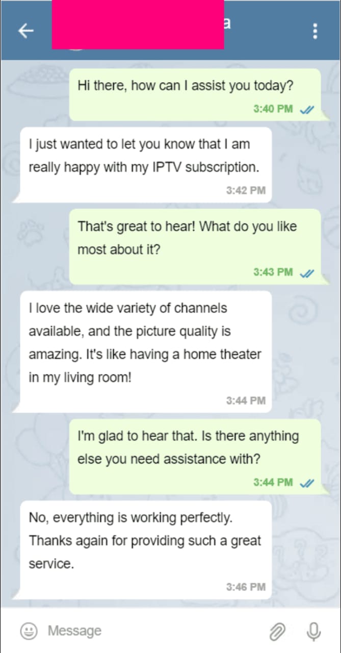 WhatsApp Testimonial